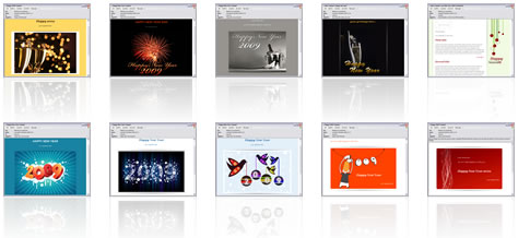 Neujahrs Templates/ Vorlagen