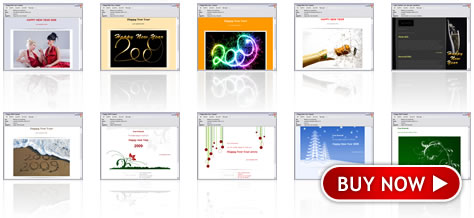 Neujahrs Templates für den Versand