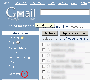 Export Gmail contacts in csv format to import into a mailing
