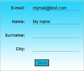 formulario completo de suscripciones simples para sitios web